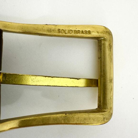 Coach Vintage Polished Cowhide Leather Belt Dark Brown Men’s 36" (90cm) 3931 - Picture 12 of 12